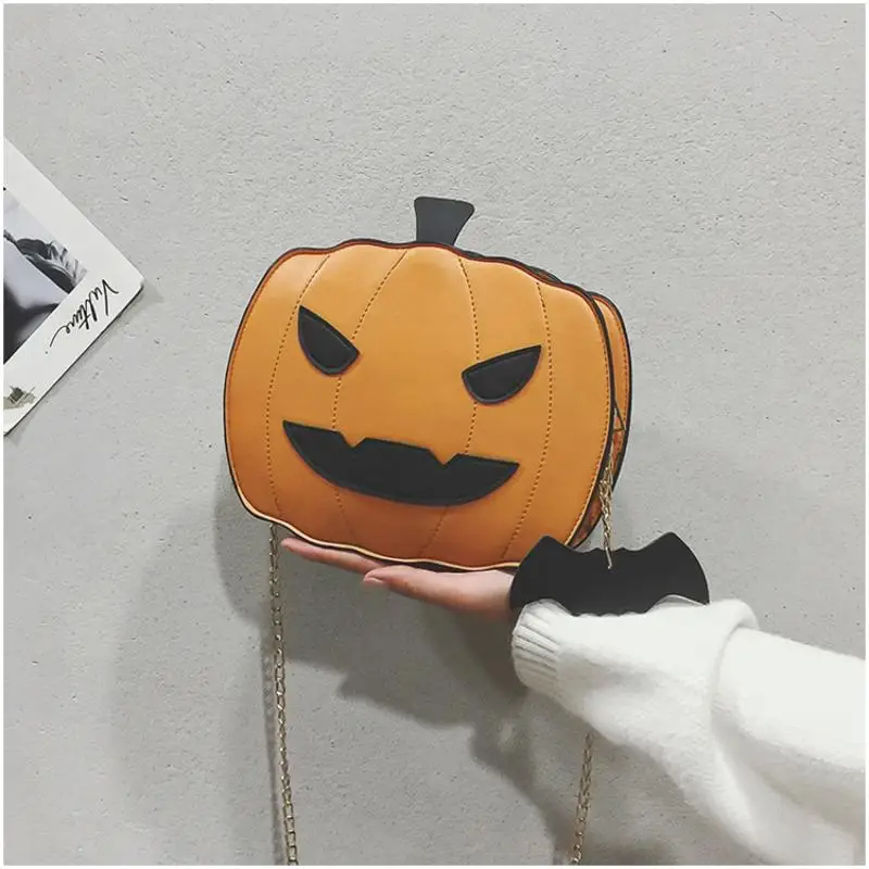 

Women Shoulder Bag Creativity Easter Pumpkin Lamp Handbags Ladies Chain Crossbody Bag Daily All-match Shipping Females Bags