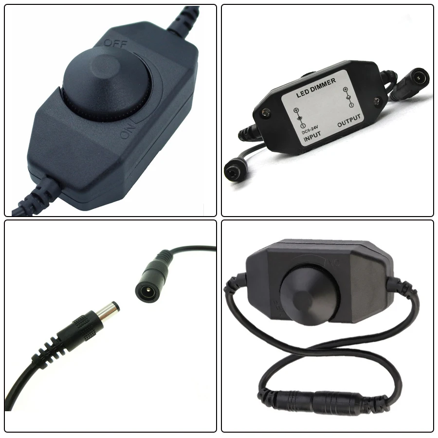 Переключатель регулировки яркости светодиодной ленты 12 В регулятор для SMD 5050 2835