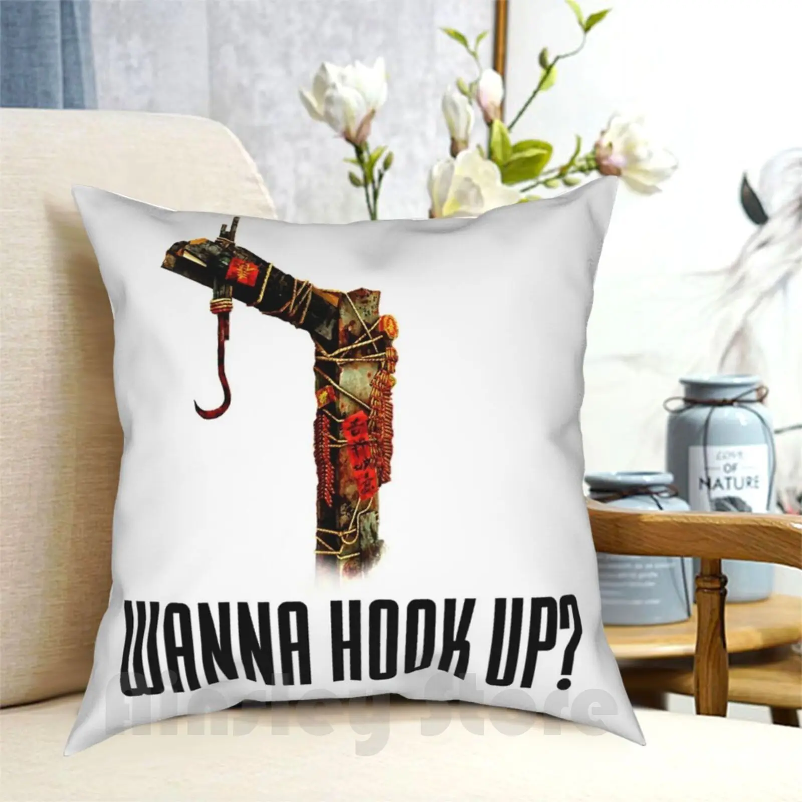 

Hook Up Pillow Case Printed Home Soft Throw Pillow Dead By Daylight Dbd Momento Mori Video Games Horror Horror Killer