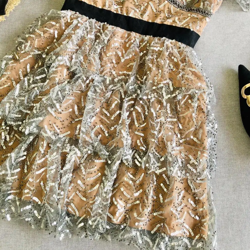 Новое поступление сексуальное женское мини-платье с V-образным вырезом и