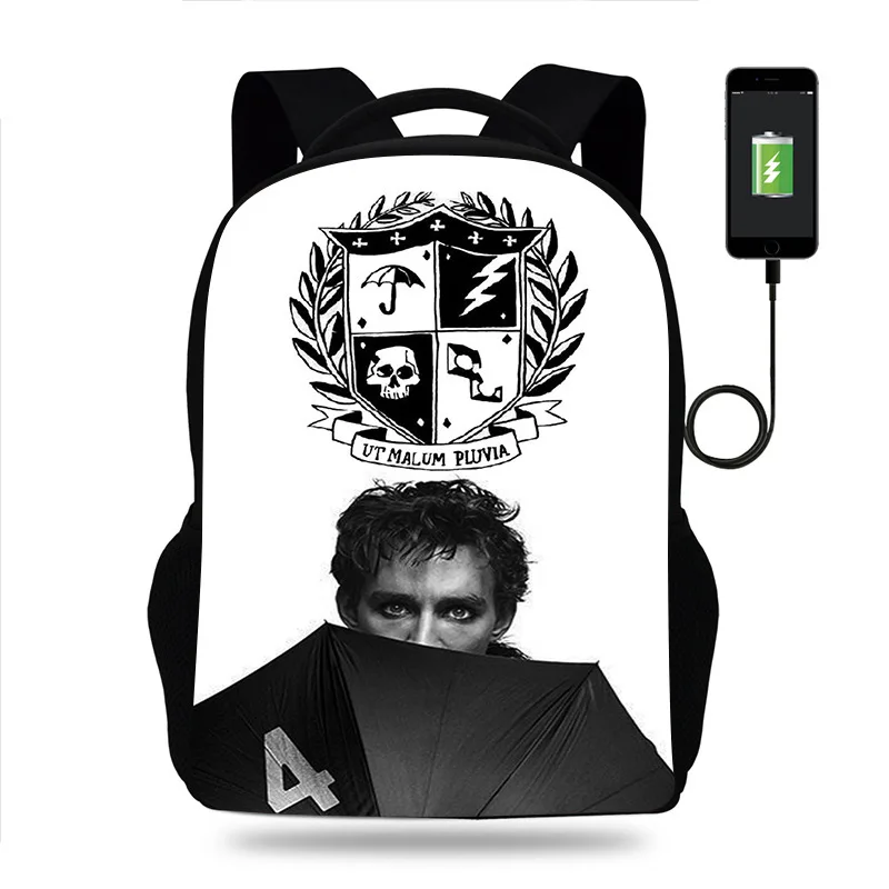 Академический рюкзак Umbrella для подростков вместительные школьные сумки с USB