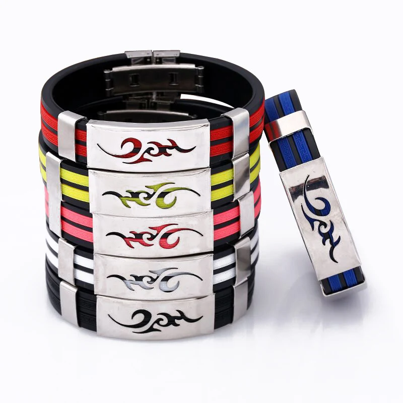 

The New European and American Fashion Flame Scorpion Men's Bracelet Trendy personality rock bracelet gifts Jewelry wholesale