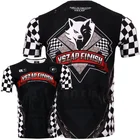 VSZAP футболка для тренировок по бегу, бойцовскому спорту с коротким рукавом, футболка для смешанных боевых искусств, футболка для спортзала, искусства, фитнеса