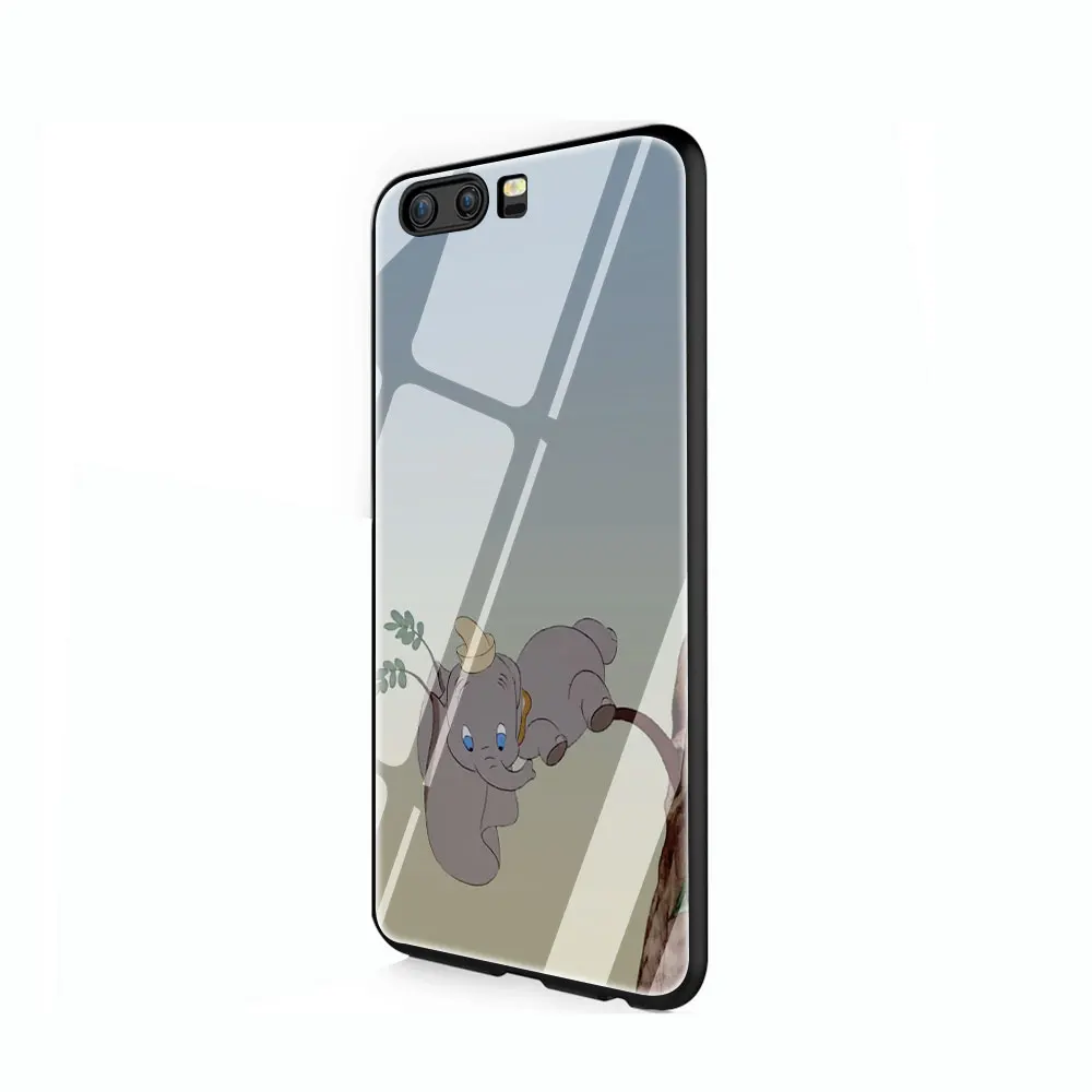 G4 Милый чехол из закаленного стекла Dumbo чехол для Huawei P10 P20 P30 mate 20 Honor 9 10 Lite Pro 7A 8X P Smart - Цвет: G4