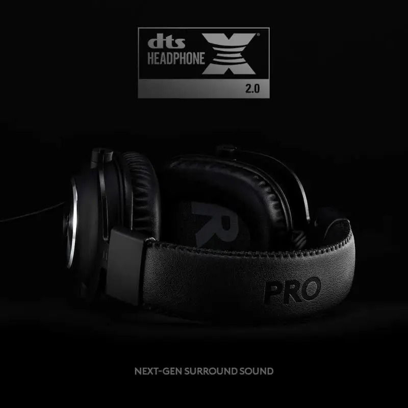 Logitech G Pro X USB Wired Gaming Headset Blue VOICE 7.1 Channel Surround Sound Hi-Fi Stereo Headset with Detachable Microphone