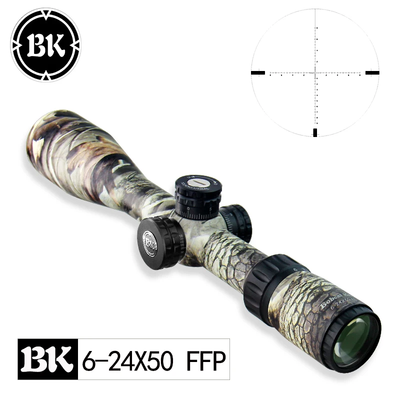 Bobcat King 6 24X50 FFP HD первый фокальный самолет сторона Параллакс прицел охотничья
