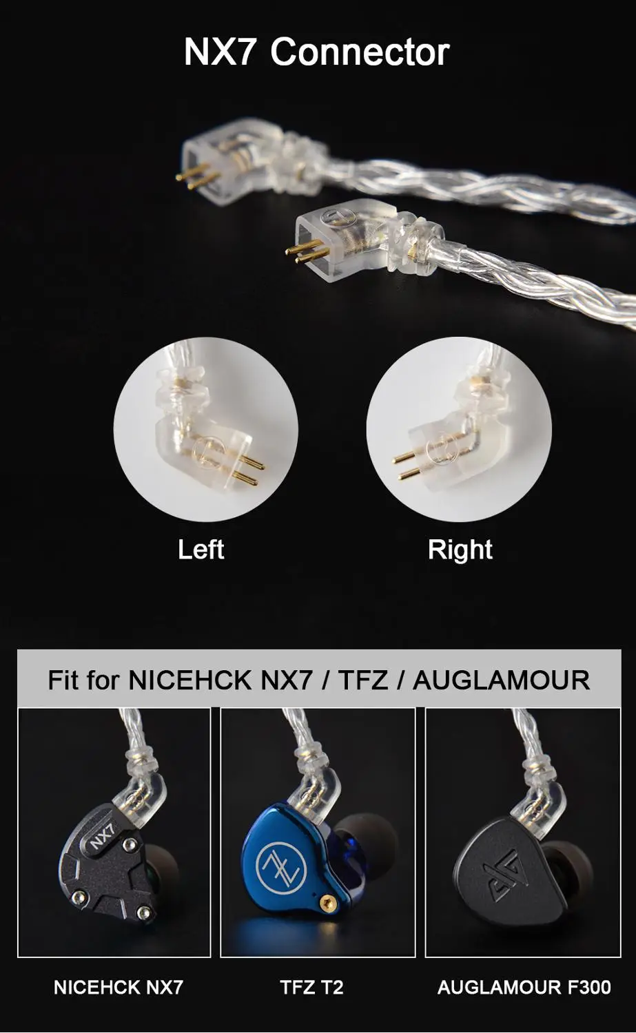 NICEHCK C16-1 16 Core посеребренный кабель 3,5/2,5/4,4 мм разъем MMCX/2Pin/QDC/NX7 для CCAKZ ZSX C12 TRNV90 TFZ QDC DB3 NX7 PRO BL03