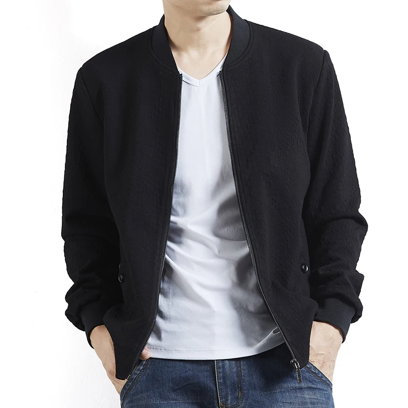 

Весна и осень размера плюс 8XL для мужчин Новая повседневная куртка с несколькими карманами с воротником «Мандарин» для мужчин пальто удобны...