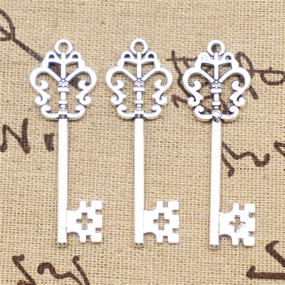 

Pendants Jewelry Making Key 57x18mm 10pcs
