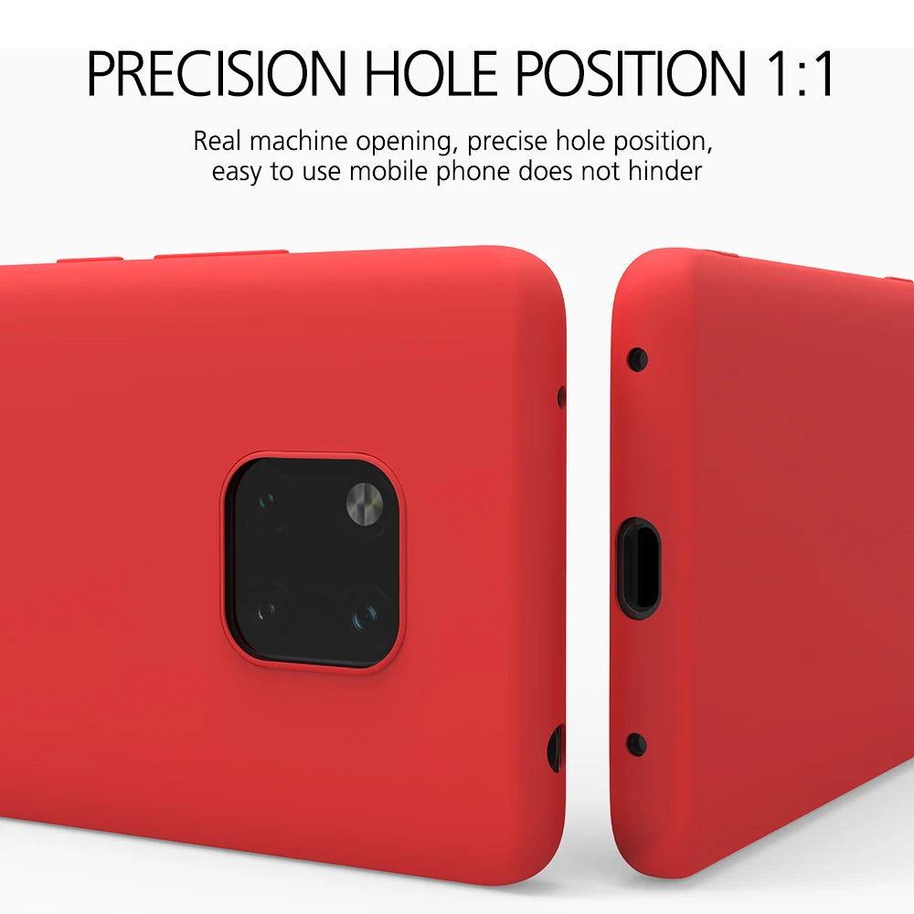 Оригинальный чехол KEYSION из жидкого силикона для Huawei Mate 30 Pro 20 Lite гелевый резиновый