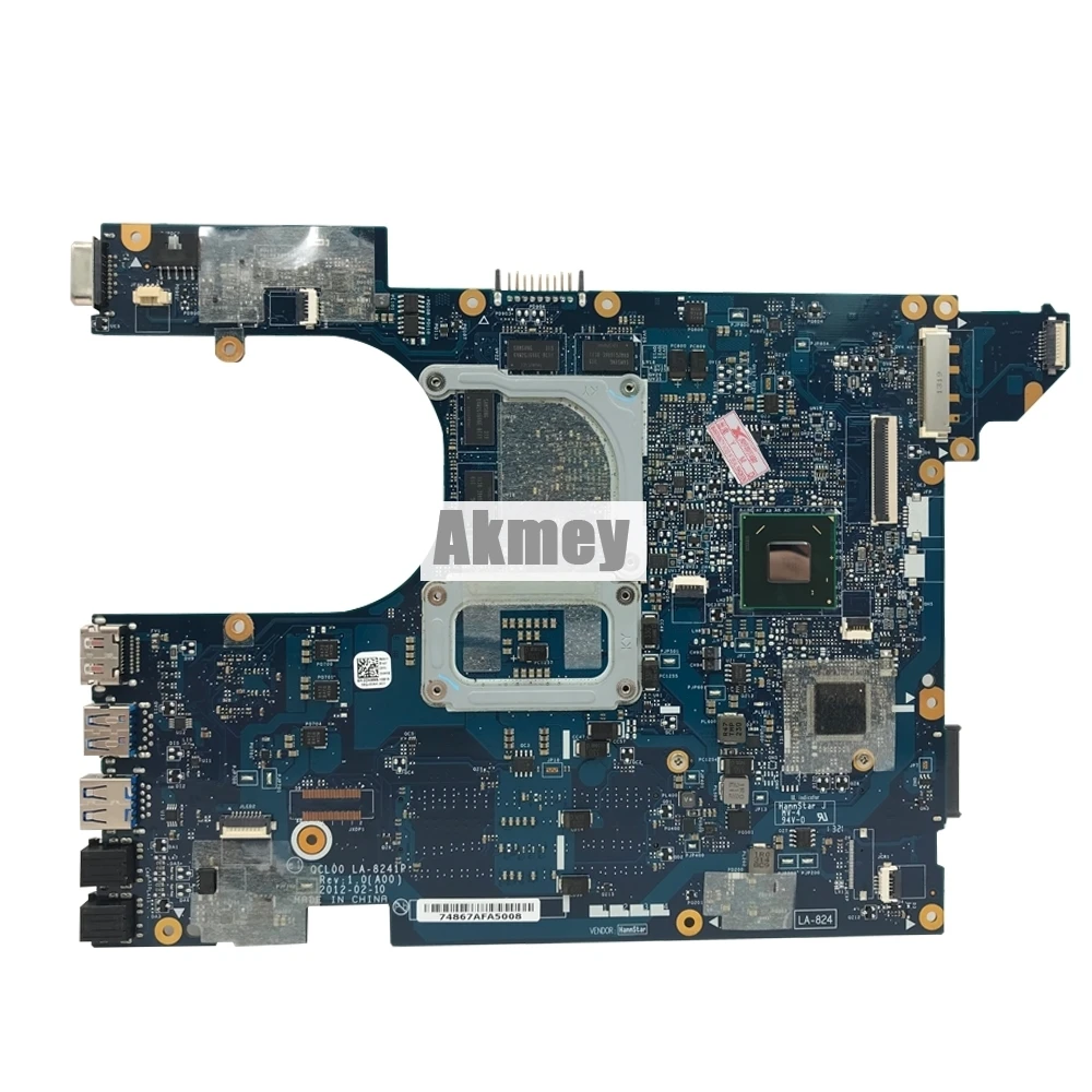 Akemy LA-8241P материнская плата для ноутбука For DELL Inspiron 15R 7520 5520 CN -04P57C 4P57C двойная