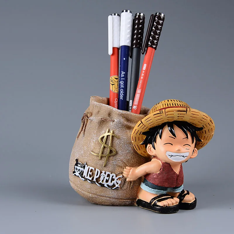 Аниме One Piece Luffy каучуковые офисные держатели для ручек Коллекционная Обезьяна D 10