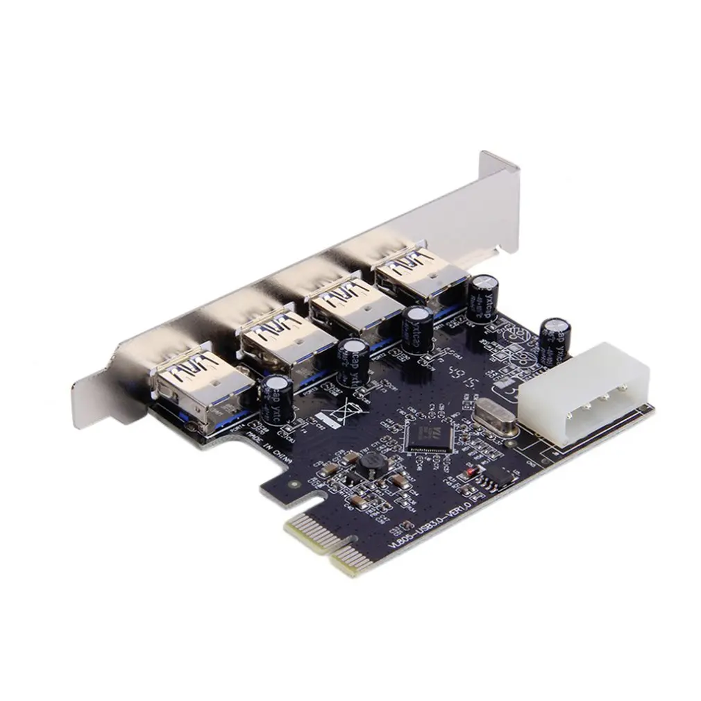 4 порта pci e к usb 30 hub pci express адаптер расшир