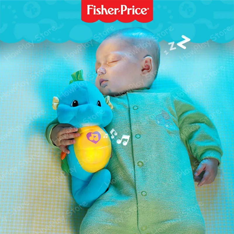 Fisher Price детские игрушки от 0 до 12 месяцев Детские музыкальные светящиеся морские