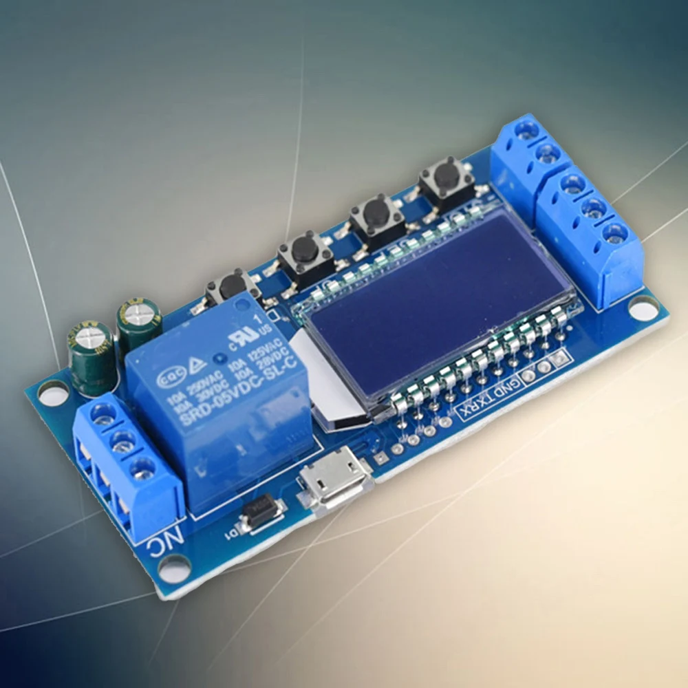 

Delay Trigger Relay Power Off Electronic Circuit Time Control Switch LCD Board