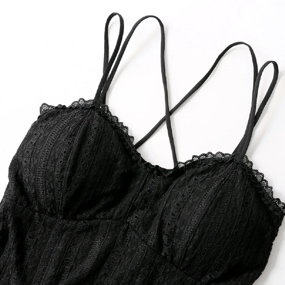 

Women Sexy Lingerie Tube Tops Straps Backless Bra Wire Free Padded Cross Beauty Back Wrapped Chest Underwear