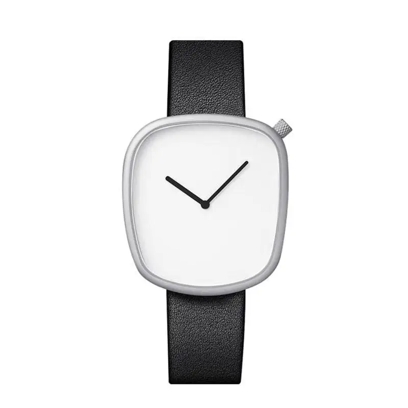 

The Cobblestone Minimalist Men Ultra Thin Watches Leather Band Fashion Simple Design Quartz Watch Relogio Masculino