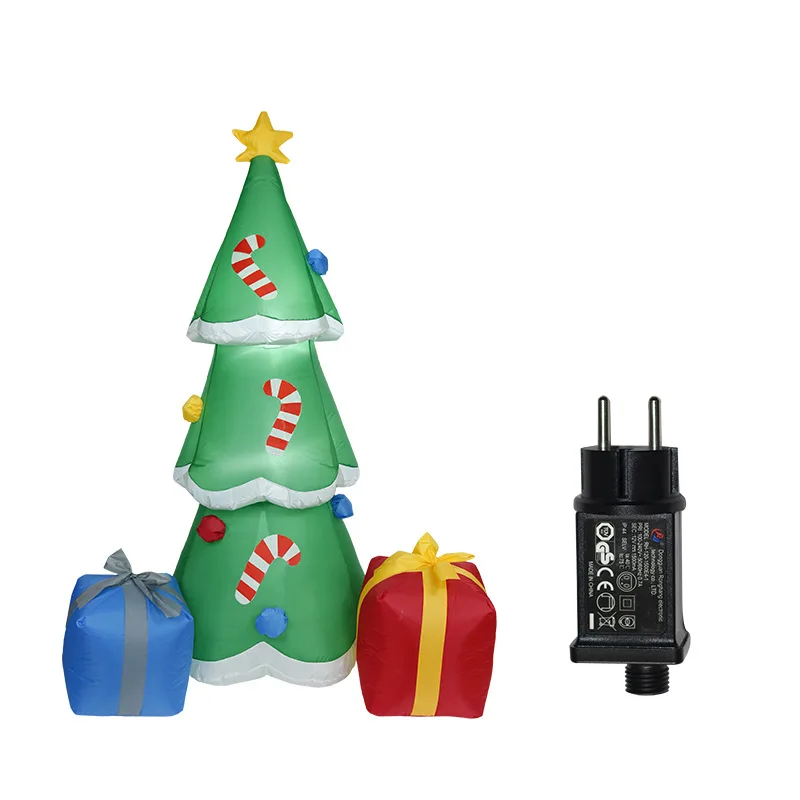 Рождественская надувная модель рождественской елки 1 8 м садовые украшения могут