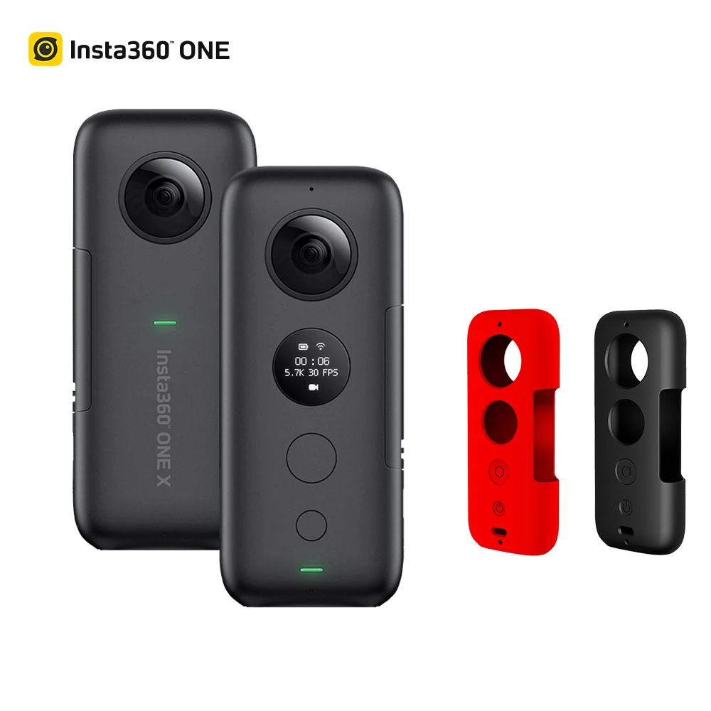 Новейшая панорамная камера Insta360 ONE X 360 с картой 32 ГБ для iPhone samsung Xiaomi 5,7 K Video 18MP 360 Экшн-камера
