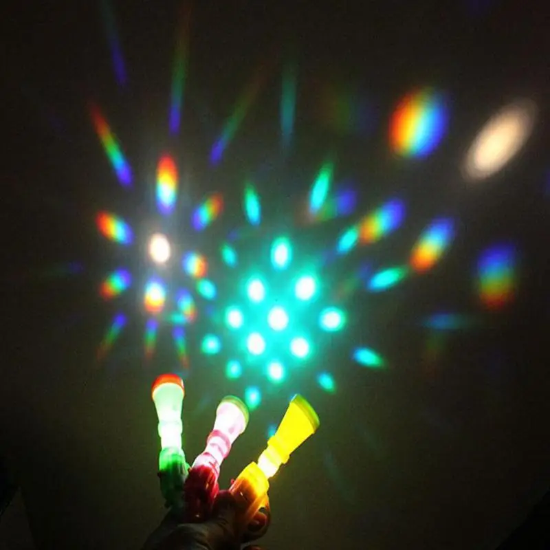 Светодиодная вспышка Игрушка-проектор светящийся пистолет детский цветной