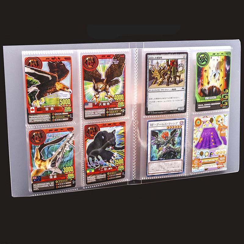 192 объемные карты Прозрачные Альбомы для Pokemon CCG MTG Magic Yugioh настольные игры карты держатель для книги