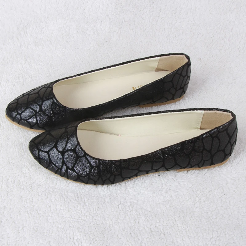 Балетки WSH3605 женские с трещинами модные повседневные лоферы без застежки плоская