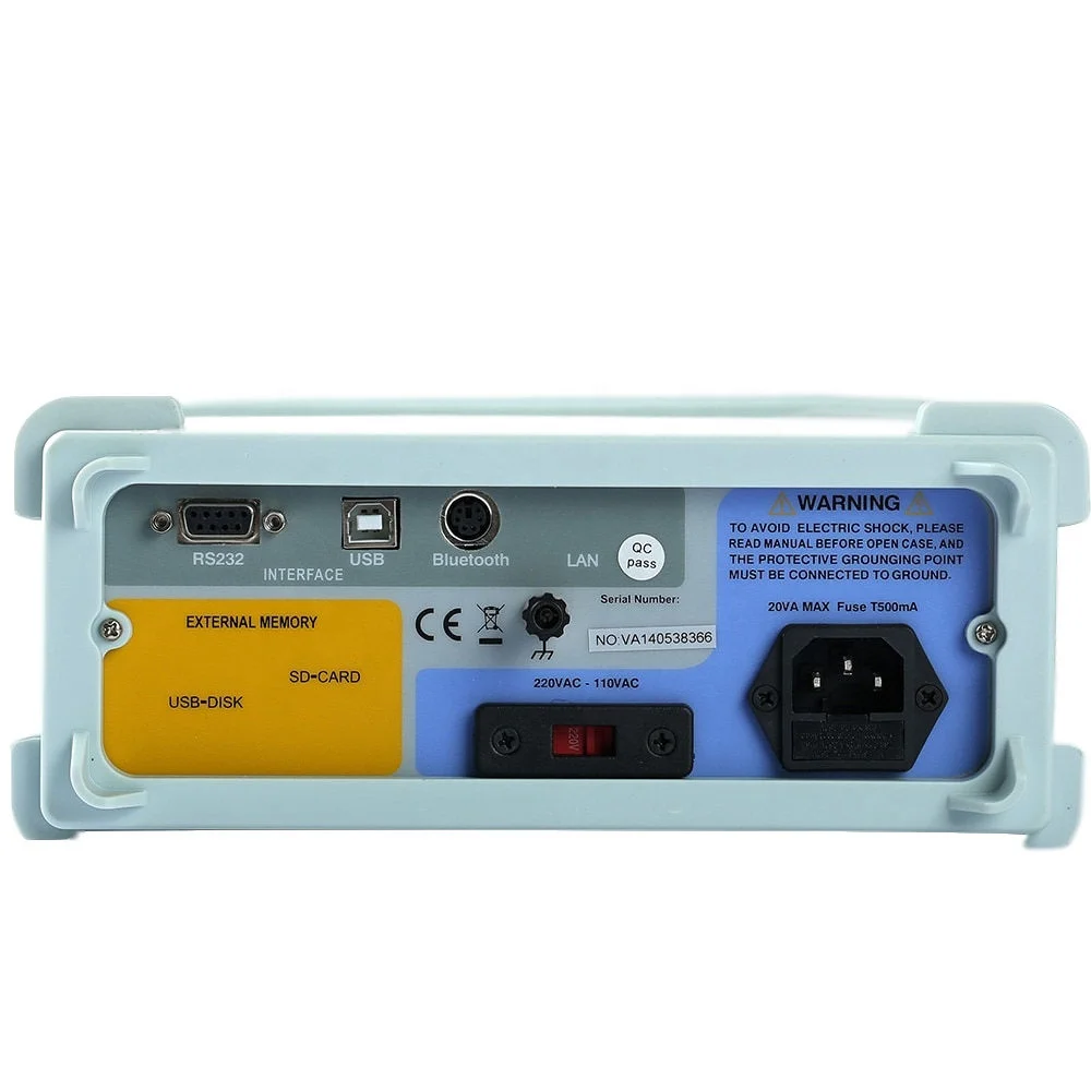 

5.5 benchtop multimeter same to mastech MS8050, bluetooth USB multimeter with AC DC meausurement and treu RMS