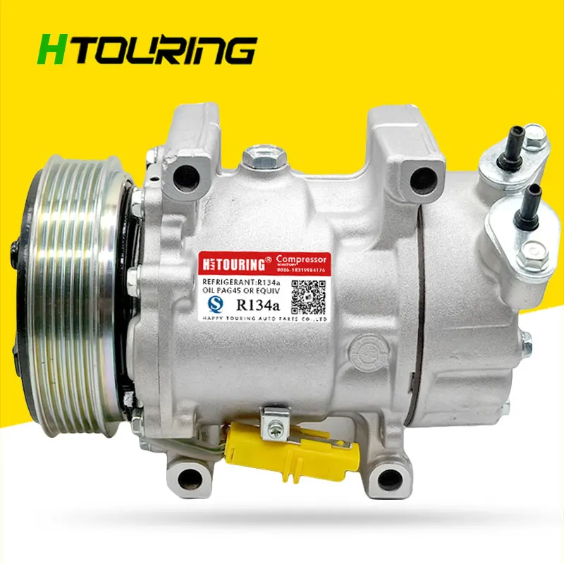 Компрессор SD6V12 A/C для Peugeot 206 307 Citroen C2 CA3 XSARA 9684480480 9122120 1439 6453KS 6453LF 6453LH 6453LN 6453QE