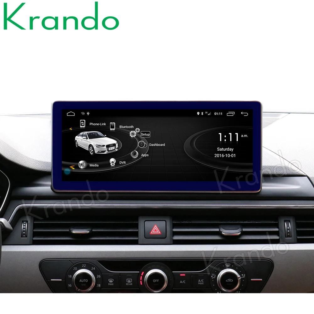 Автомагнитола Krando мультимедийный проигрыватель на Android 10 0 4 + 64 ГБ 25 дюйма для Audi A4