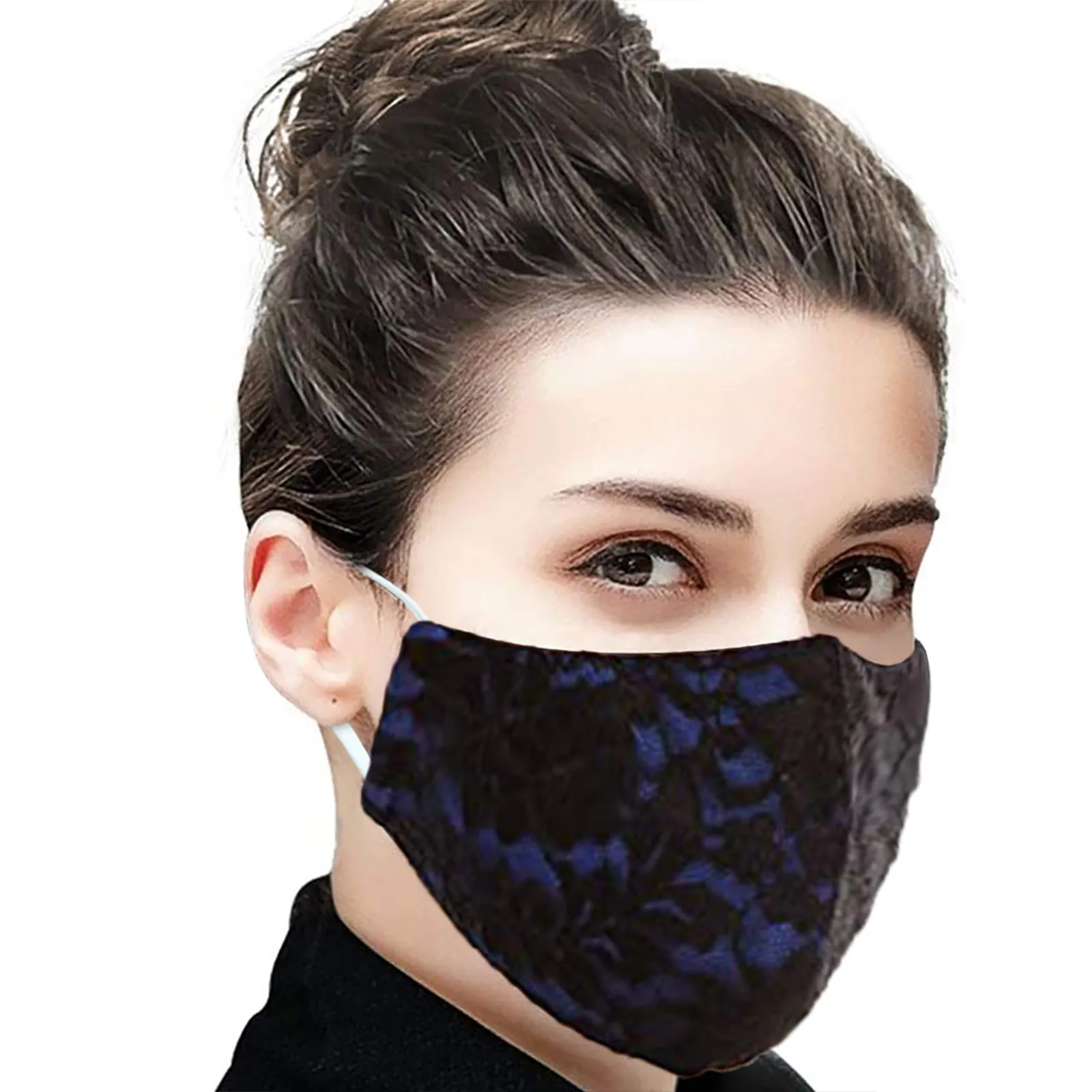 Маски для косплея многоразовые регулируемые черные | Тематическая одежда и