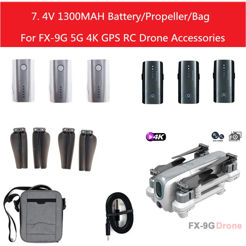 

Флэш-Дрон с GPS, 4K, Wi-Fi, FPV, 7,4 В, 1300 мА · ч