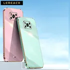 Чехол Lereach для Xiaomi POCO X3 X3 Pro X3 NFC  CC9 Pro, Ультратонкий силиконовый мягкий чехол-рамка с яркими краями