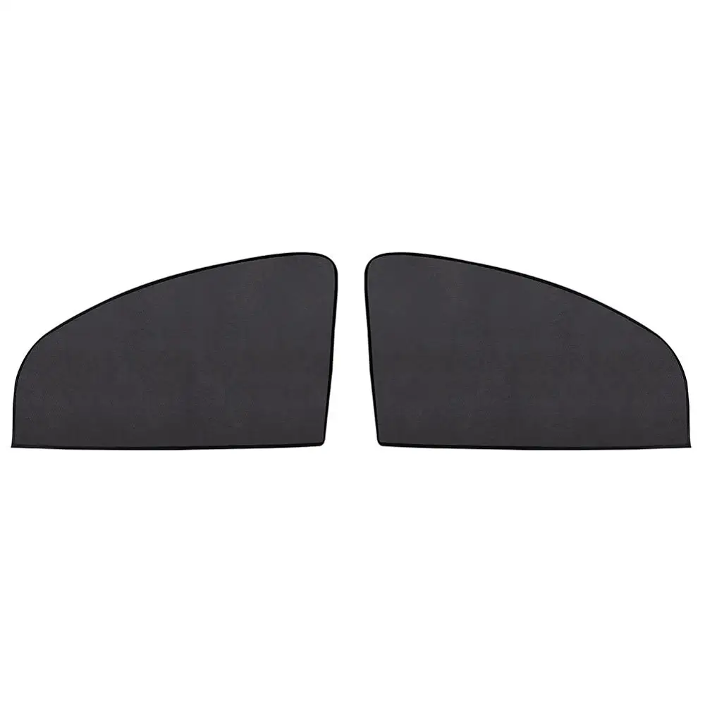 2pcs Front Переднее/заднее магнитное Авто Окно Солнцезащитный козырек летний солнцезащитный козырек Солнцезащитный козырек боковая оконная пленка Сетка УФ Автомобильная занавеска - Цвет: 2pcs Front