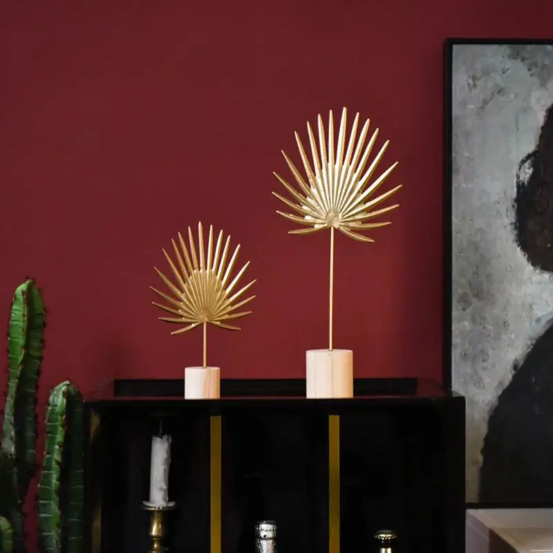 Роскошные железные украшения в скандинавском стиле с золотыми банановыми