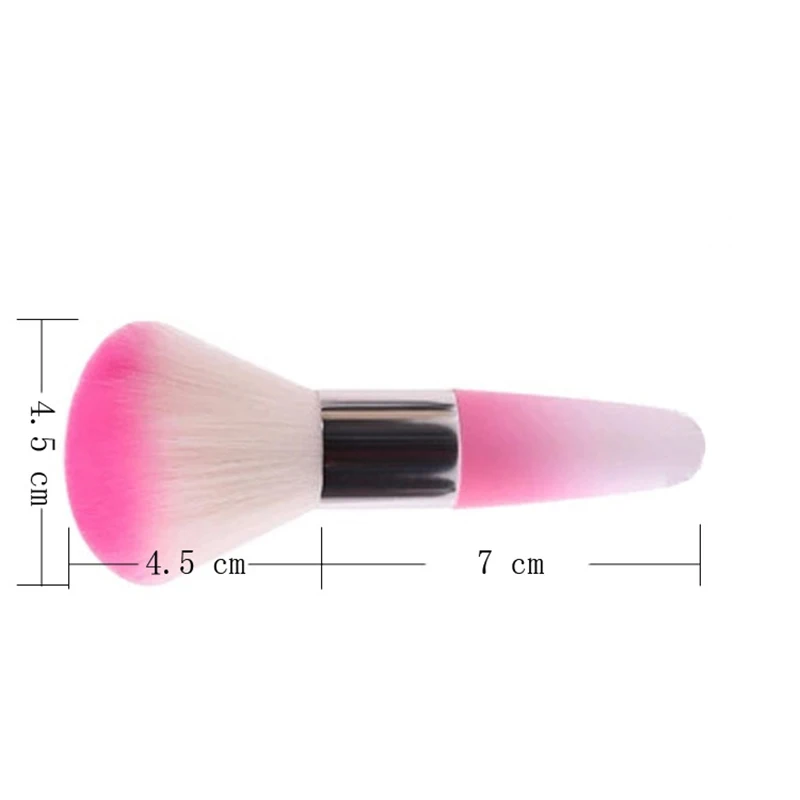 Nail Cleaning Nail Tool Dust Brush Nail Art Care Manicure Dust Cleaning Brush Nail Soft Brush Long Handle Brush Dust Sweep