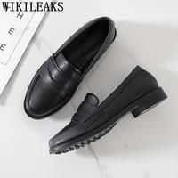 casual shoes women low heel fashion designer shoes leather loafers autumn women shoes luxury brand zapatos de mujer basket femme
