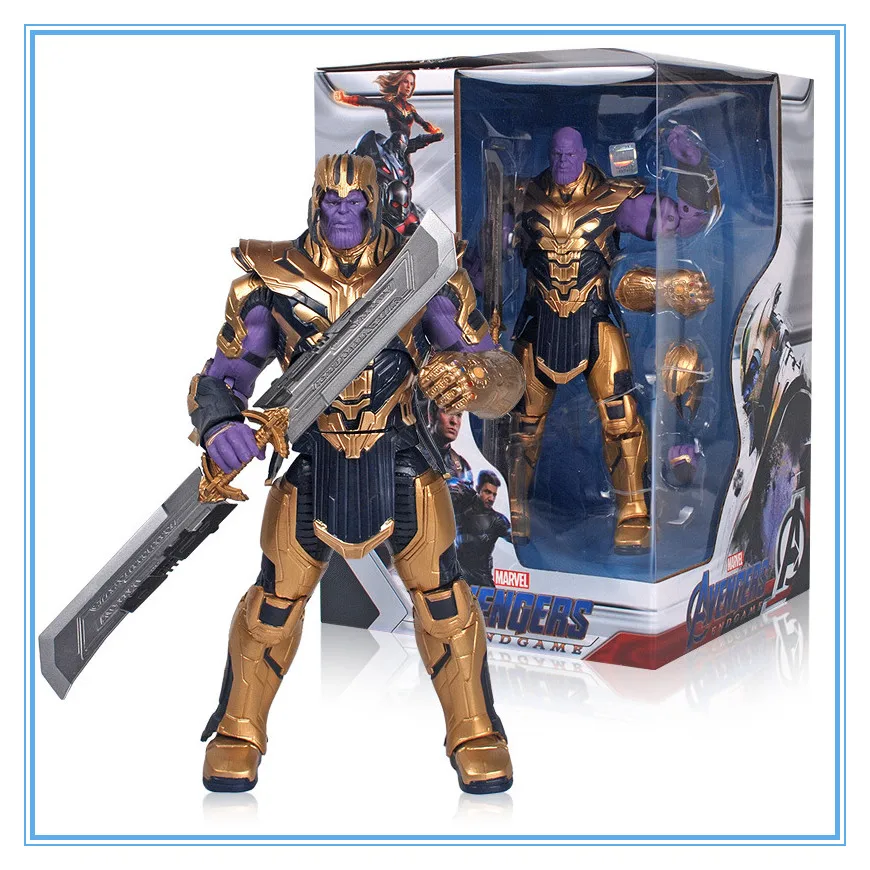 

Marvel Avengers 4 Thanos Armor Infinite Gloves Pvc Action Figure Movable Model Animation Figure Speelgoed