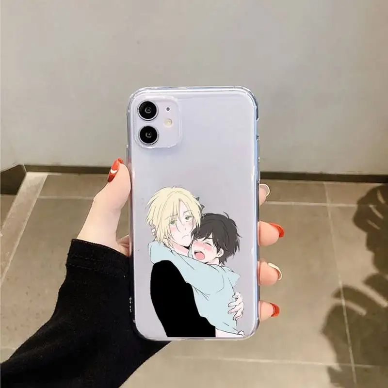 

Anime Banana Fish Phone Case Transparent for iPhone 11 12 mini pro XS MAX 8 7 6 6S Plus X 5S SE 2020 XR