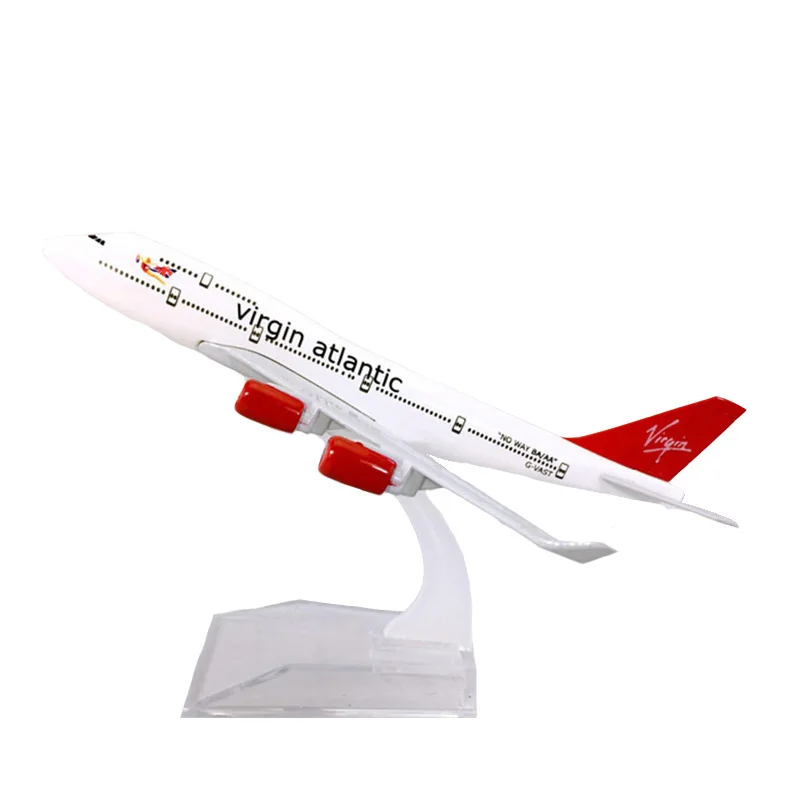 1/400 весы 747 B747-400 самолет модель игрушки British Virgin Atlantic авиакомпаний AirbusResin