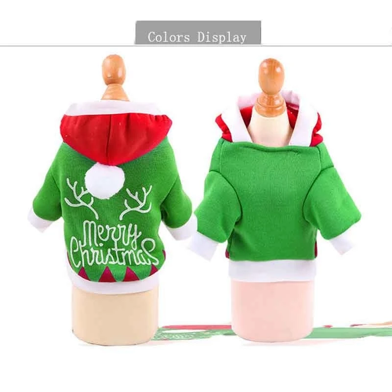 Одежда йоркширского терьера Roupa Cachorro Manteau Pour Chien 3d флисовый Рождественский свитер для собаки с лосем, костюм для мопса чихуахуа