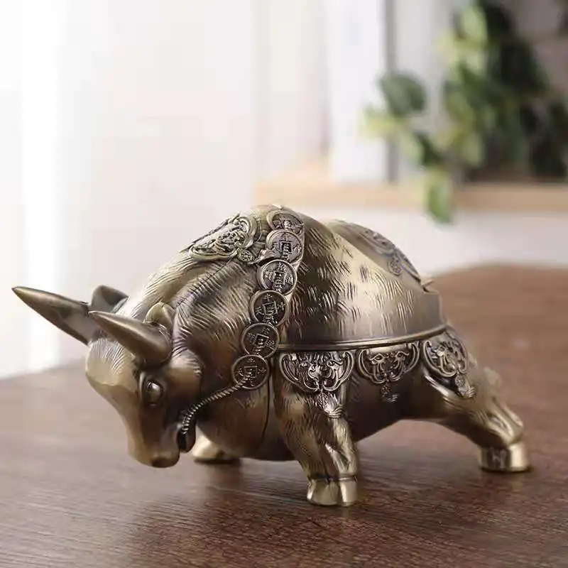 

Creative fashion bullish ashtray, calm, restrained, practical and elegant household ashtray