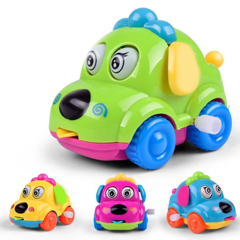 1 шт. красочные пластиковые милые Мультяшные собаки автомобильные заводные цепи