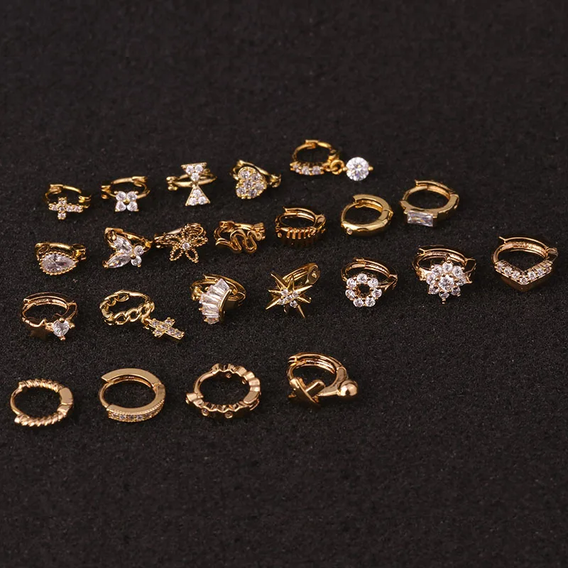 Серьга-кольцо Sellsets для пирсинга ювелирное изделие прокола хрящевой ткани