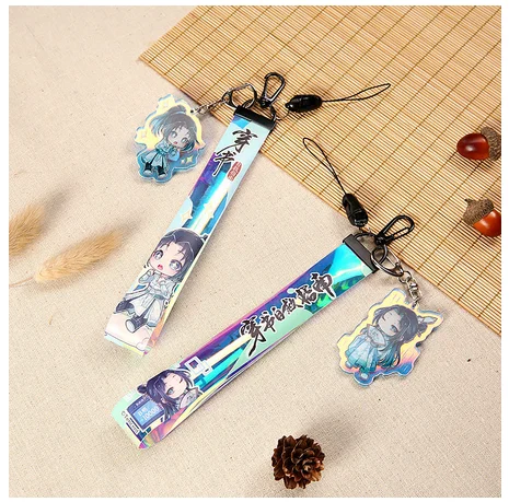 

2021 HOT Scum Villain Self Saving System Shen Qingqiu Keychain Cosplay School Bag Pendants Phone Charm Key rings Holiday Gifts