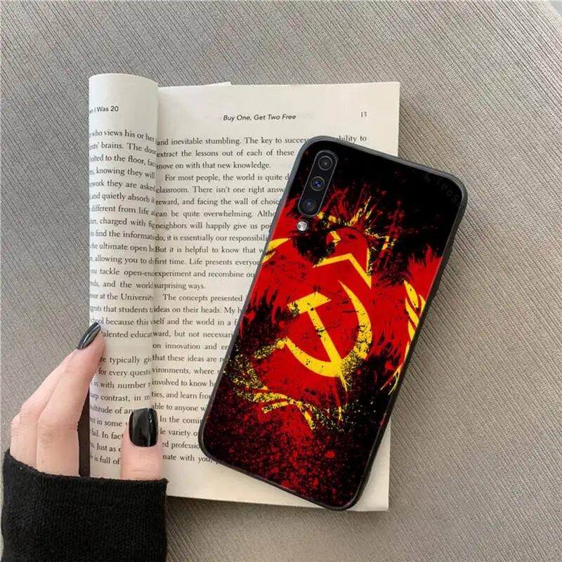 

Soviet Union USSR Flag pattern Phone Case For Samsung galaxy A S note 10 7 8 9 20 30 31 40 50 51 70 71 21 s ultra plus