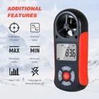 Портативный цифровой анемометр 8 в 1, BTMETER, ручной цифровой анемометр, барометр, Ручной цифровой измерение влажности