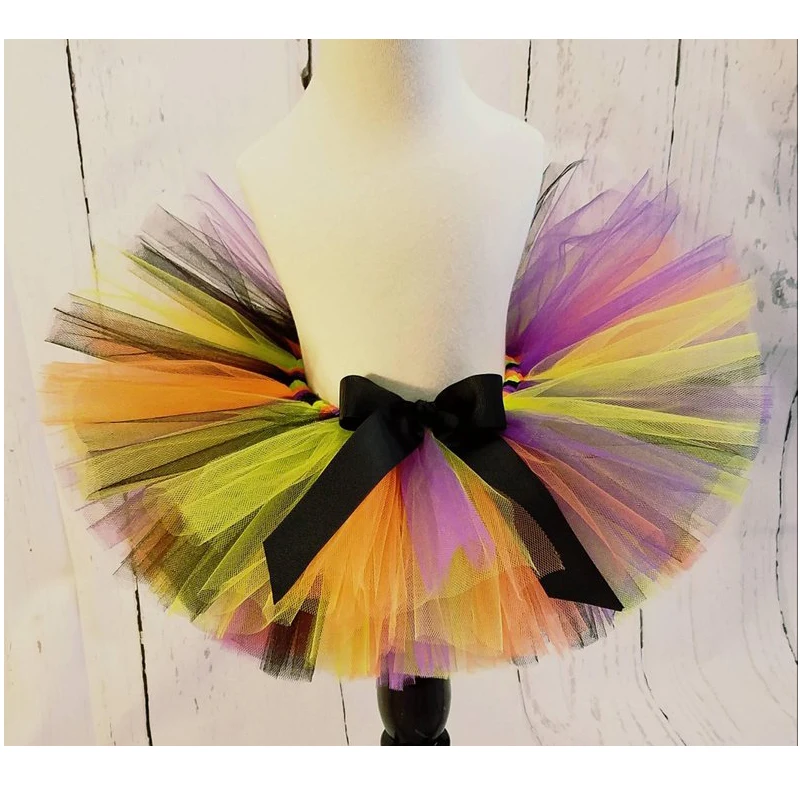 Детская Красивая Пышная юбка-пачка Тюлевая юбка для танцев девочек праздничное