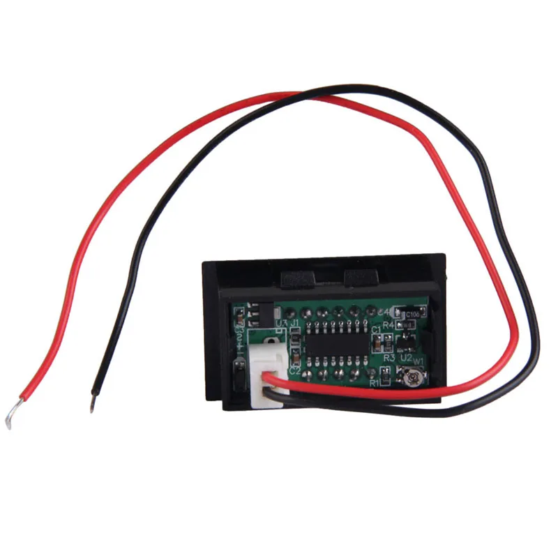 

Two Wires Digital Voltmeter LED Display DC2.5-30V Voltage Meter