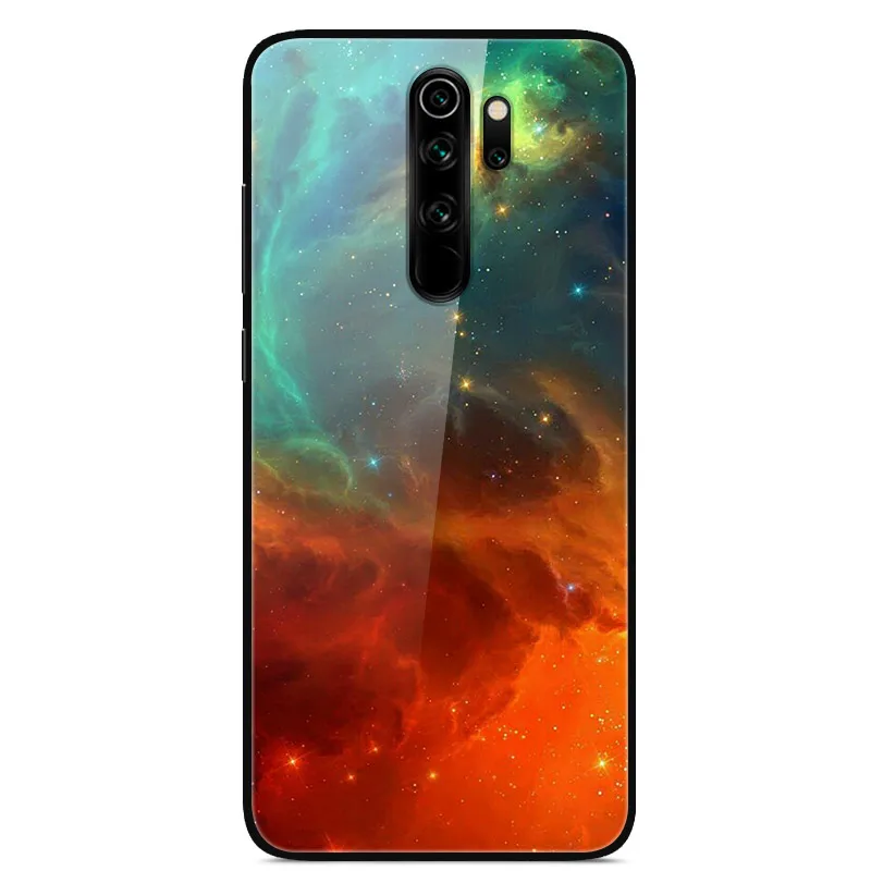 18 Redmi Note 8 Pro Чехол 6,53 ''стекло твердая задняя крышка для Xiaomi Redmi Note 8 Pro чехлы для телефонов силикон бампер Fundas Redmi Note8 8T - Цвет: 18