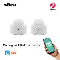 zigbee motion sensor pir ir automation human body infrared detector wireless home security mini tuya smart life alexa compatible